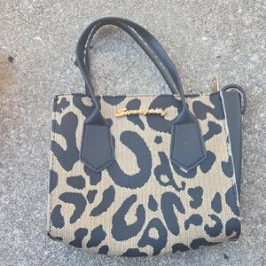 Samsonite Leopard Print Black and Tan Women's Bag